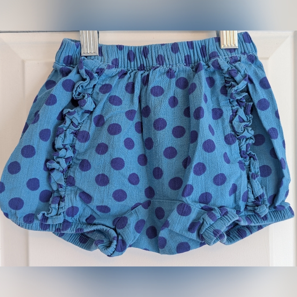 Blue Polka Dot Kids Shorts